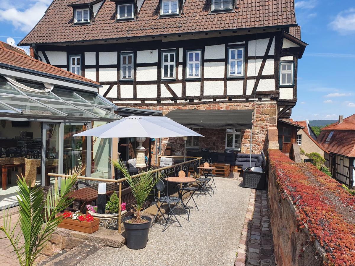 Hotel & Cafe Schachtenburg Schlitz Bagian luar foto