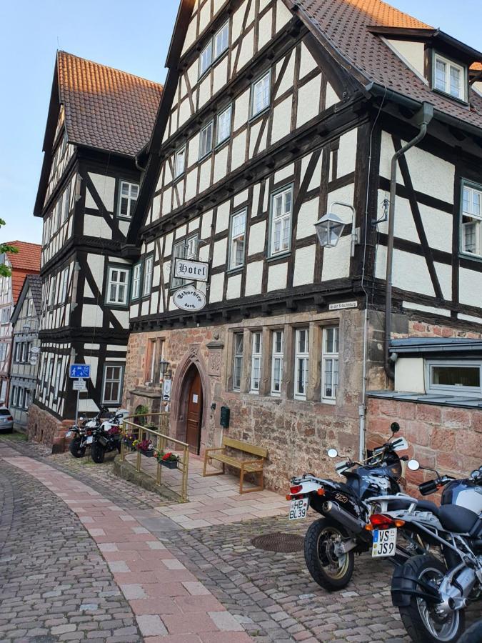 Hotel & Cafe Schachtenburg Schlitz Bagian luar foto