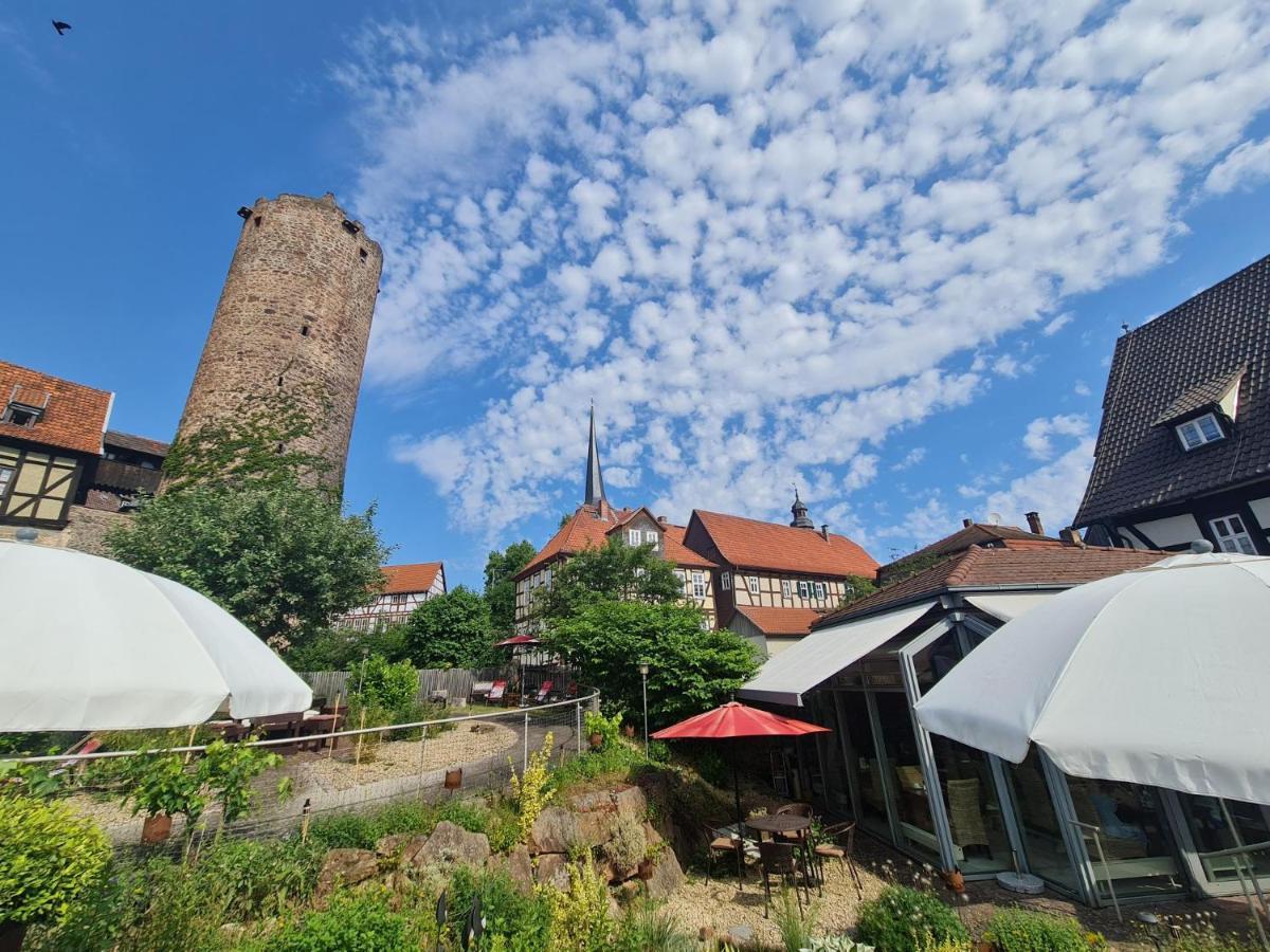 Hotel & Cafe Schachtenburg Schlitz Bagian luar foto