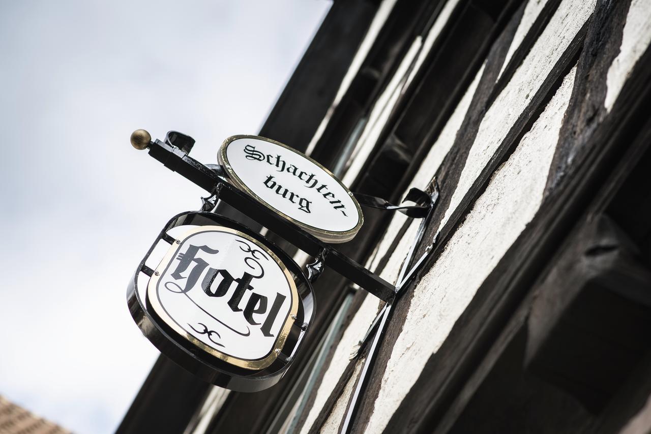 Hotel & Cafe Schachtenburg Schlitz Bagian luar foto
